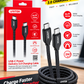UNITEK USB-C to USB-C 100W PD Fast Charging Cable – 2M Nylon Braided, 480Mbps